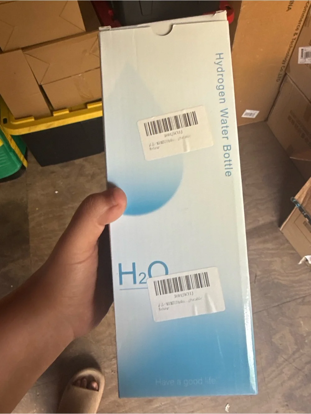 H2O Hydrogen Water Bottle - Blue